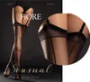 Schwarze Diva-Strümpfe mit Naht. Damenunterwäsche Schwarz 4 Produktbild-Vorschau 5