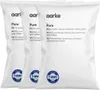Three white Aarke water filter pouches are arranged in a slightly overlapping group against a white background. Produktbild-Vorschau