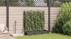 vidaXL Vasi da giardino, set da 3 pezzi, nero, 120 x 40 x Anteprima dell’immagine prodotto 4