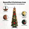 vidaXL Arbre de Noël artificiel avec 50 LED Vert 125 cm PVC Voir les images du produit 6