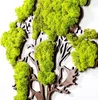 Wallity, Tree 2, Wanddeko, Grün, MDF, 71 x 59 x 1 cm Produktbild-Vorschau 4
