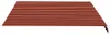 vidaXL Ersatzstoff für Markise Orange und Braun 380x345 cm Produktbild-Vorschau 3