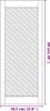 vidaXL Dveře šatní skříně 2 ks. Mřížkový design 39,5x99 cm Náhled obrázku produktu 6