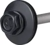 A close-up view of a black screw with a washer and a metal shaft extending to the right, against a white background. Anteprima dell’immagine prodotto