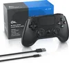 A black wireless controller and its packaging are displayed on a white background. Produktbild-Vorschau