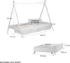 Homestyle4u Kinderbett 90x200 Hausbett mit Bettkasten mit Produktbild-Vorschau 7