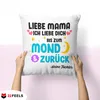 22Feels Mama Geschenk von Tochter Mutter Kissen Muttertag Produktbild-Vorschau 3