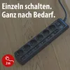 Brennenstuhl Steckdosenleiste 6-fach 2m inkl. Schalter Produktbild-Vorschau 2
