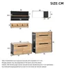 STILVORA Garderoben-Set mit Schrank, Spiegel und Hutablage, Produktbild-Vorschau 4