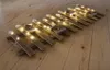 A wooden fence with LED lights on a wooden floor. Náhled obrázku produktu