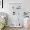 Zweitüriger Glasvitrinen-Schrank mit 4 Türen und Regalen, Produktbild-Vorschau 4