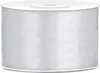 Saténová stuha stříbrná 25m 38mm široká Náhled obrázku produktu 1