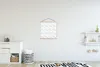 MuchoWow® Textilposter Schwarz - Punkte - Design - Weiß Produktbild-Vorschau 2