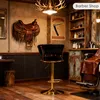 2er Set Barhocker aus Samt mit Lehne, 360° Drehbar, Produktbild-Vorschau 9