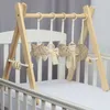 LuMali Baby Gym z 5 zabawkami i matą, składana łukowa Podgląd zdjęcia produktu 11