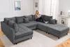 riess-ambiente Moderne XXL Wohnlandschaft KENT 305cm Produktbild-Vorschau 2