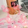 Girlanda Solarna Ogrodowa Ozdobna Łańcuch Świetlny Flamingi Podgląd zdjęcia produktu 3