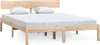 vidaXL Massivholzbett ohne Matratze 160x200 cm Produktbild-Vorschau 1