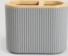 HOMLA Badezimmerset LORETO Grau 5er-Set Produktbild-Vorschau 3