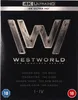 The image shows the front packaging of the Westworld Complete Series on 4K Ultra HD Blu-ray. Produktbild-Vorschau