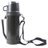 Grüne Thermoskanne 1,5 L, 33 cm hoch, 11 cm breit, hält 12h Produktbild-Vorschau 1