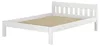 Doppelbett weiß Ehebett Kiefer Massivholzbett 160x200 Produktbild-Vorschau 1