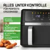 Gourmetmaxx Heißluftfritteuse Vario Doppelkammer 10l 2400W Anteprima dell’immagine prodotto 8