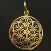 Blume des Lebens Anhänger klein Bronze Flower of Life - Produktbild-Vorschau 2