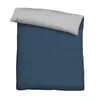 Mikrofaser-Wendebettwäsche - Blau - Silberfarben - 155 x Produktbild-Vorschau 4