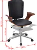 A product image of an office chair with dimensions indicated by red lines and text. Náhľad obrázku produktu