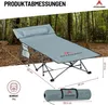 ATACAMA Lit de camping avec matelas 190 x 68 cm - Voir les images du produit 10