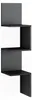 Mensola ad angolo Vicco Paolo Nero 28 x 116.4 cm, Model Anteprima dell’immagine prodotto 2