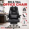 Ergonomischer Chefsessel XXL aus Kunstleder mit Fußstütze Produktbild-Vorschau 3