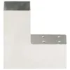 vidaXL Connettore per pali a L Metallo zincato 71 x 71 mm Anteprima dell’immagine prodotto 1