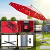 Aopunly Sonnenschirm Ampelschirm 350 cm mit LED, UV-Schutz, Produktbild-Vorschau 4
