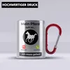 Trendation - Pferde Edelstahl Tasse Karabiner Geschenk Produktbild-Vorschau 2