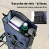 Wiltec Sacoche étanche pour porte-bagages bleue – capacité Voir les images du produit 4