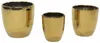 Mega Collections Blumentopf Emperor - rund - gold - D20 x Produktbild-Vorschau 2