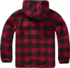 Brandit - Teddyfleece Worker Jacke rot / schwarz - 5XL Produktbild-Vorschau 2