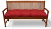 Beautissu Bankauflage Flair BK, ca. 150x50x10cm, Rot Produktbild-Vorschau 1