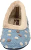 Manitu Damen Hausschuh Slipper Ballerina gepunktet Produktbild-Vorschau 1