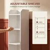 Bücherregal Standregal, 6-stöckiges, 24 x 30 x 169,5 cm Produktbild-Vorschau 2
