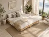Familienbett 280x200 cm – vollmassive Erle (unbehandelte Produktbild-Vorschau 3