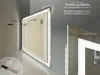 Artforma Moderne zrkadlo do kupelne s osvetlenim LED L15 Náhľad obrázku produktu 6