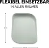 A sage-colored changing mat with dimensions indicated. Anteprima dell’immagine prodotto