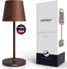 charlique® LED Akku Tischlampe mini (braun) - Dinner Light Produktbild-Vorschau 1