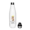Mr. & Mrs. Panda edelstahl wasserflasche Waschbär - Weiß - Produktbild-Vorschau 3