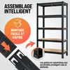MONZANA® 2x Étagères charge lourde noir 5 niveaux Voir les images du produit 4
