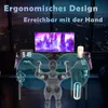 UISEBRT Ergonomický herní stůl s LED osvětlením, Stůl pro Náhled obrázku produktu 3