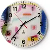 Wanduhr - Rund - Glasuhr - Abstraktion modern - 40x40cm - Produktbild-Vorschau 1
